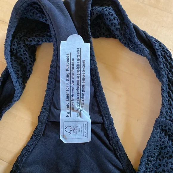 Celebrity Pink Black Textured Bikini Bottoms - Picture 6 of 7